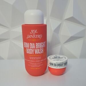 Sol de Janeiro Bom Dia Bright Body Wash & Body Cream 40. New & Sealed!